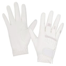 QHP Hvid Junior Ridehandske