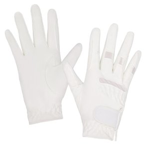 QHP Hvid Junior Ridehandske