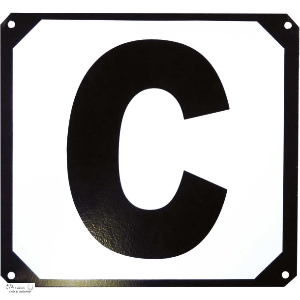 Ridebanebogstaver, 12 bogstaver, Metal