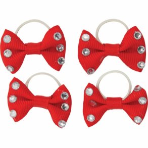 Show Bows / Manelastikker, rd