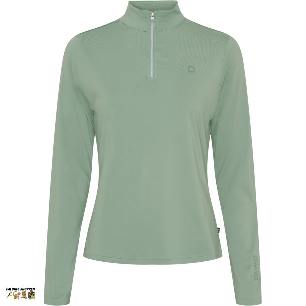 Equipage Kolyma Bluse, Granite Green