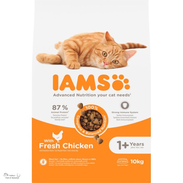 Iams Adult Kat, Kylling, 10 kg