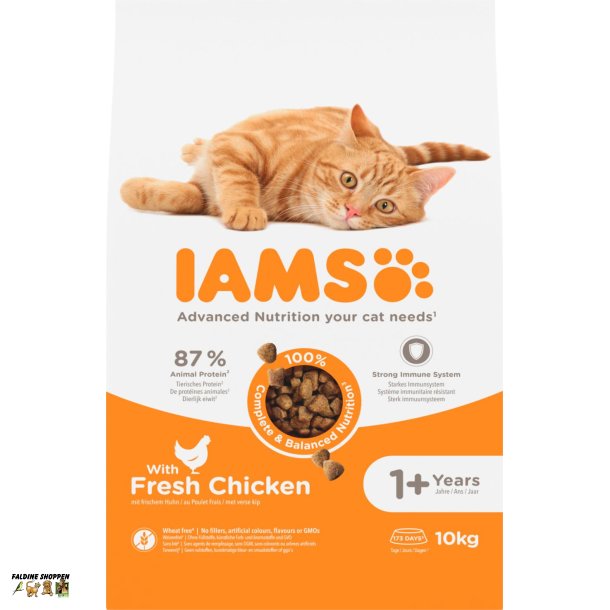 Iams Kat Killing og Junior, 10 kg