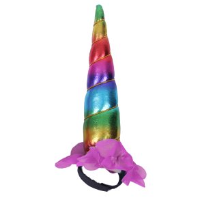 Unicorn horn til pandebnd