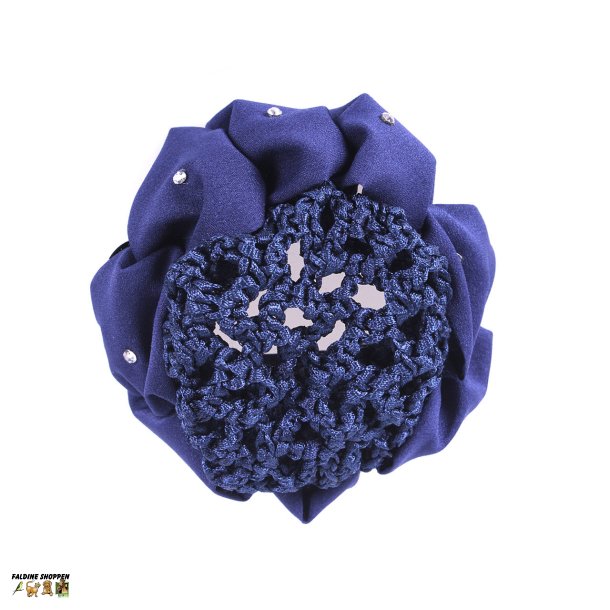 Hrnet med scrunchie, Navy
