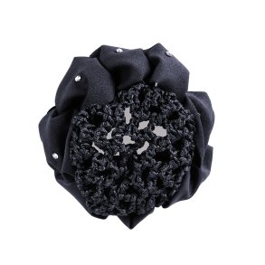 Hrnet med scrunchie, Sort