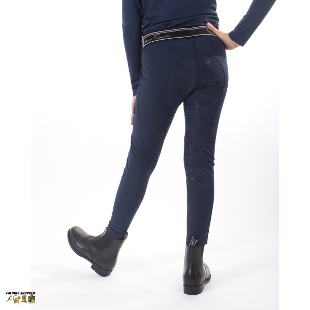QHP Eden Junior Ridetights, Navy