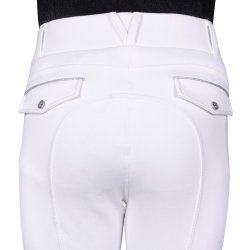 QHP Vinter Ridetights Hvid, Junior