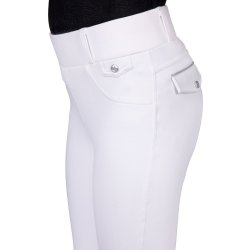 QHP Vinter Ridetights Hvid, Junior