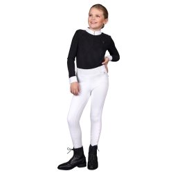 QHP Vinter Ridetights Hvid, Junior