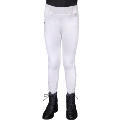 QHP Vinter Ridetights Hvid, Junior
