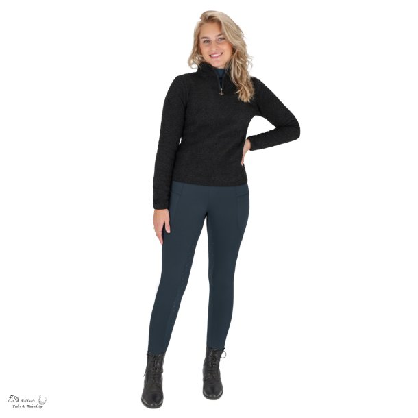 QHP Teddy Sweater, Sort