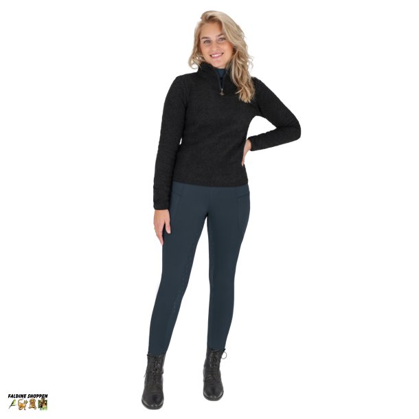 QHP Teddy Sweater, Sort