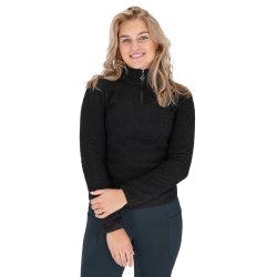 QHP Teddy Sweater, Sort