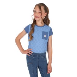 QHP Junior Rosalynn T-shirt, Bl�