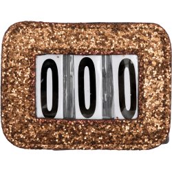 HG Stvnenummer, Glitter, Brun