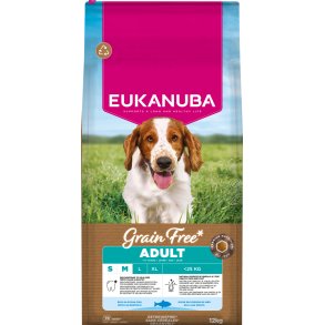 Eukanuba Grainfree, Adult S/M, 12 kg