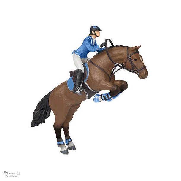 PAPO Springhest med rytter