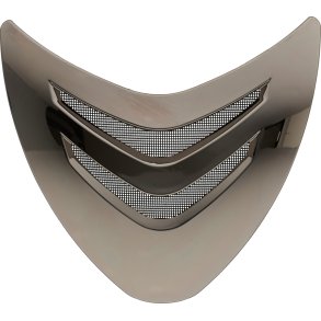 One K Convertible Front Vent Plade, Chrome