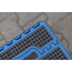 Foldbar skammel med gummibel�gning