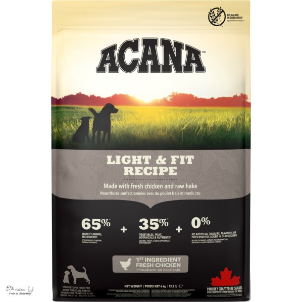 ACANA Dog Range Light &amp; Fit, 11,4 kg
