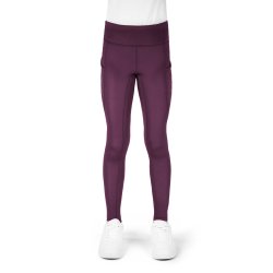 Vinterridetights med plysforing til b�rn