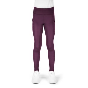 Vinterridetights med plysforing til b�rn