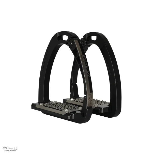 Acavallo Arena Alupro Aluminium Stigb�jler, Sort
