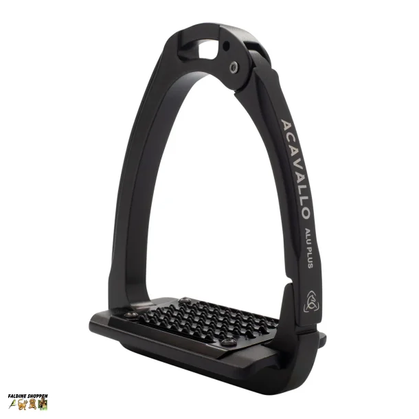Acavallo Arena Aluplus 2,0 Stigbjler, Total Black
