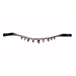 Hestagallery Pandebnd med lyserde sten