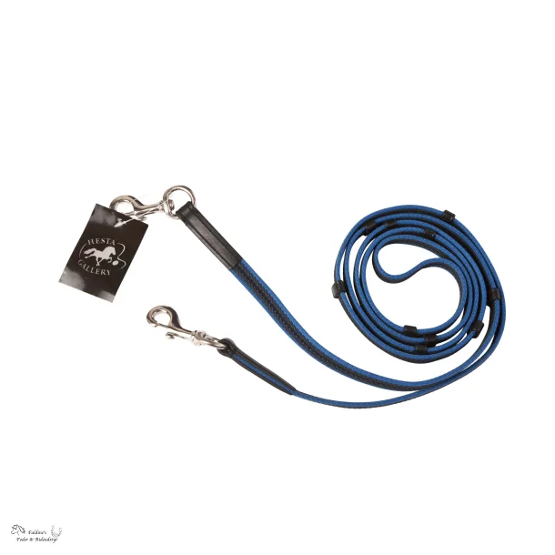 Hestagallery Supergrip T�jle, Bl� med karabinhager
