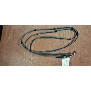 Hestagallery Supergrip Tjle, Gr, med karabinhager