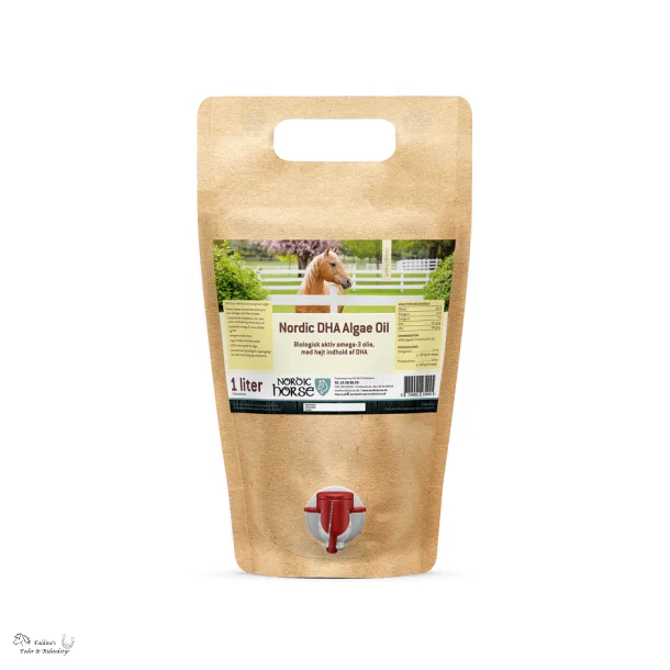 Nordic Horse DHA Algae Oil, Algeolie, 1 liter