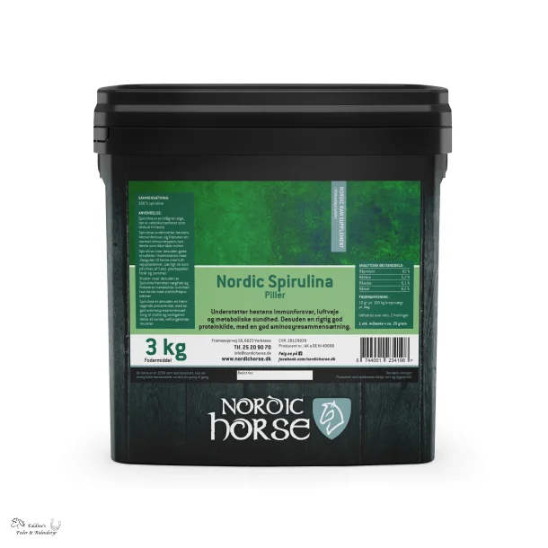 Nordic Horse Spirulina Pellets, 3 kg 