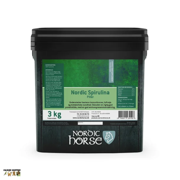 Nordic Horse Spirulina Pellets, 3 kg 