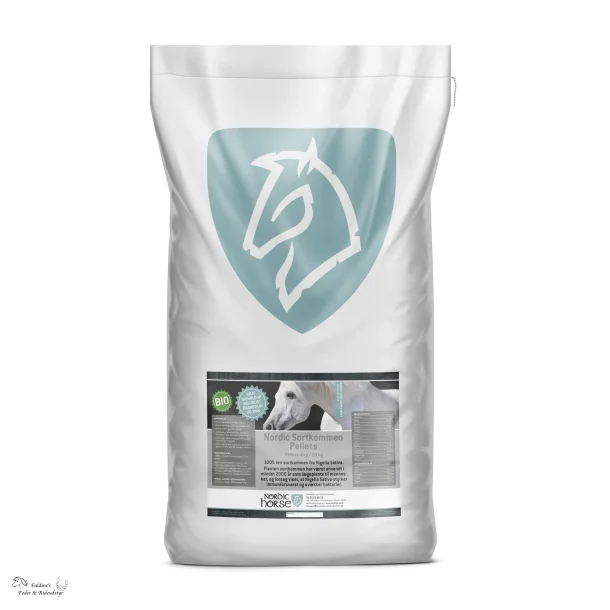 Nordic Horse Sortkommenpellets, 20 kg