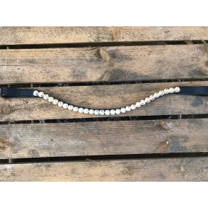 VALS Pandebnd med store gyldne sten