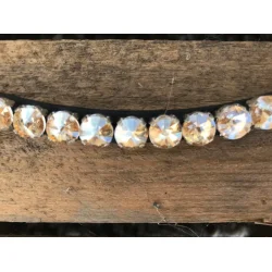 VALS Pandebnd med store gyldne sten