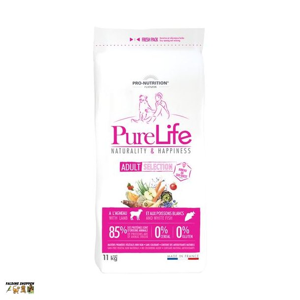 Purelife Adult Selection 11 kg - kornfrit