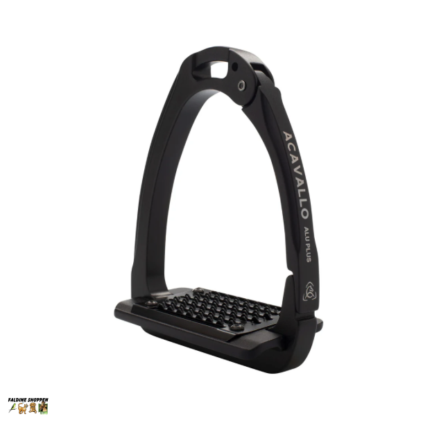 Acavallo Arena Alupro Aluminium Stigbjler, Total Black