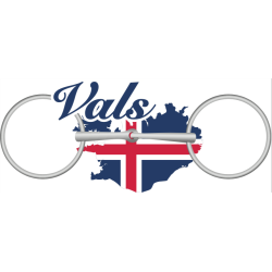 VALS 2-delt bid i rustfrit stl