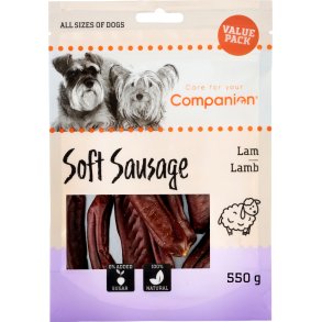 Companion Soft Sausage Lam, 550 g