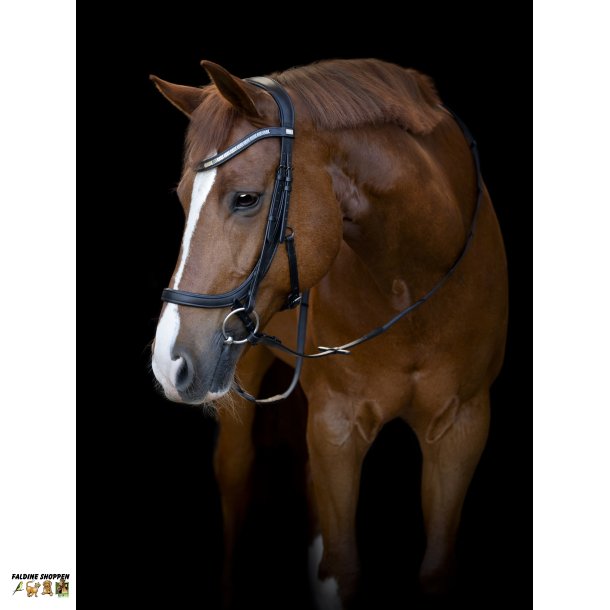 HG Tine Anatomisk Trense, Sort