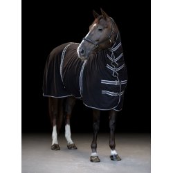 HG Fleecedkken med hals, Sort