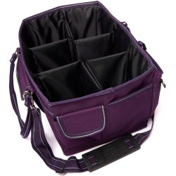 Equipage Squared Strigletaske, Purple Pennant