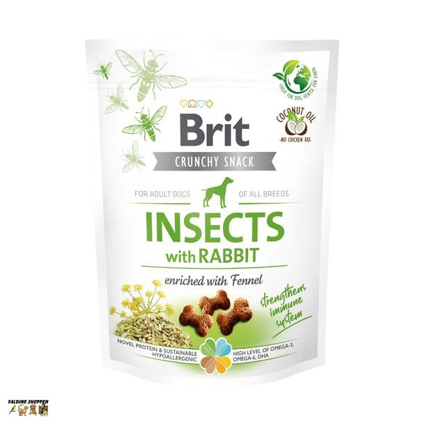 Brit Care Crunchy Cracker, med insekter og kanin