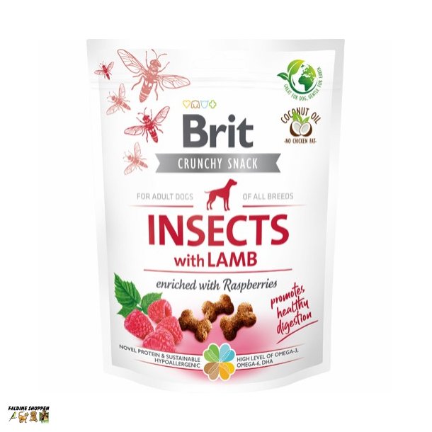 Brit Crunchy Cracker, med insekter og lam