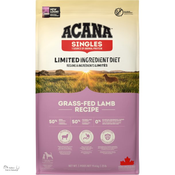 ACANA Singles Gr�sfodret Lam, 2 kg