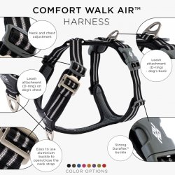 Dog Copenhagen, Comfort Walk Air Sele, Sort