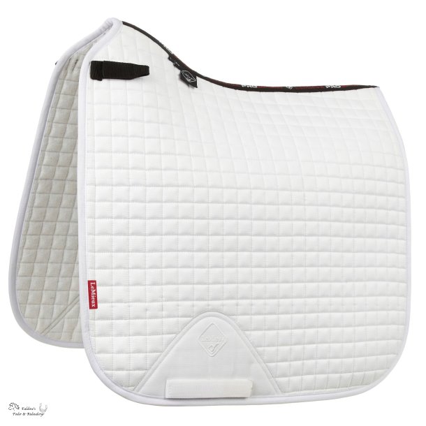 LeMieux Suede Underlag, Hvid, DR, Str. L